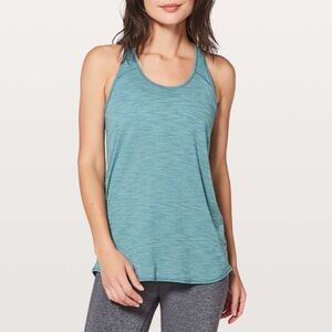 Lululemon Essential Tank in Heathered Persian Blue